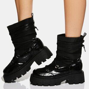 Shellys London BIG BLACK  Snowfall Snow Boots  ( BRAND NEW !!! )